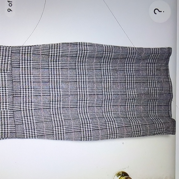 Rolla Coster Women's Black and White Patterned Split Neck Midi Dress Size M - Picture 5 of 7